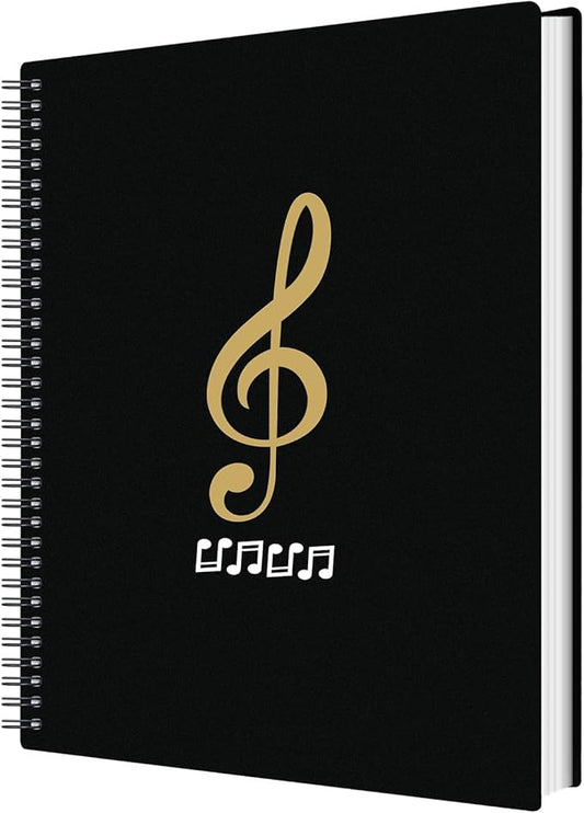 60 Pockets Portfolio Binder with Plastic Sleeves, Presentation Book Display 120 Pages File Folder for Artwork, Sheet Music, Document, Diamond Painting