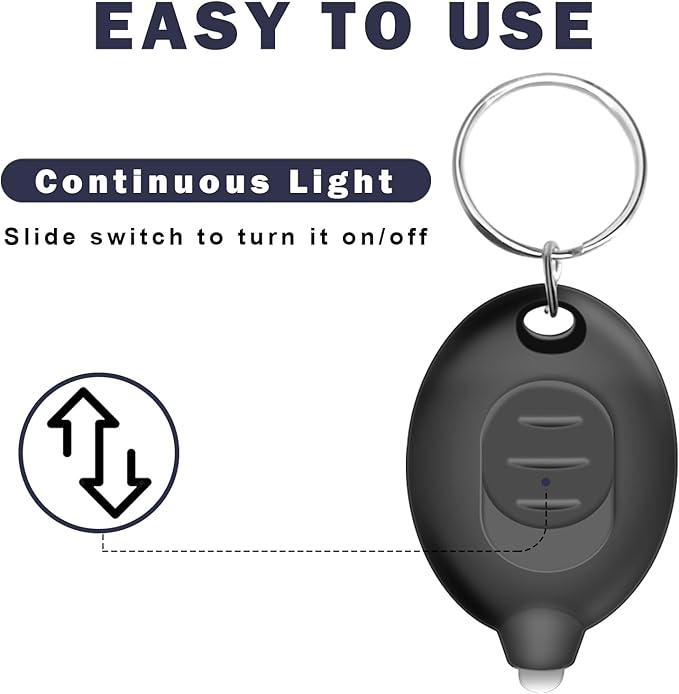 Mini LED Keychain Flashlights Ultra Bright and Compact Portable Keychain Flashlight, Small Emergency Flashlight for Outdoor and Everyday Use - Multicolor Shell (48PCS)