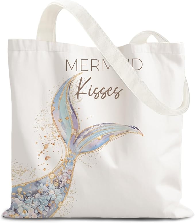 FBB Ocaen Beachy Ocean Sea Fish Reusable Grocery Shopping Bag