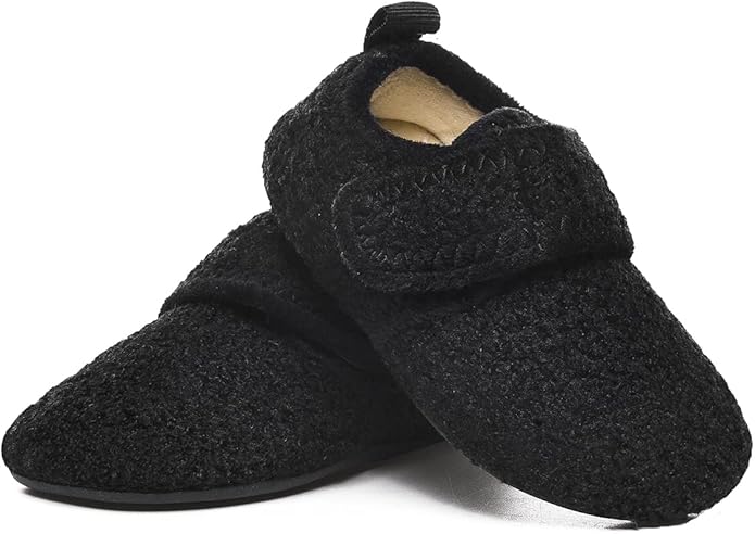 ditont Toddler Slippers Non-Slip Lightweight Comfortable Kids Indoor Grip House Home Shoes for Boys Girl