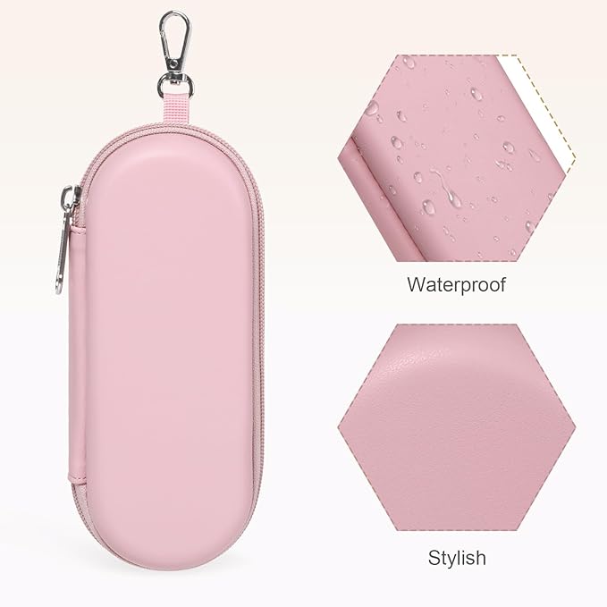 Double Eyeglasses Case, Dual Glasses Sunglasses Organizer with Zipper Closure, Eyewear Storage Box for Men Women Travel