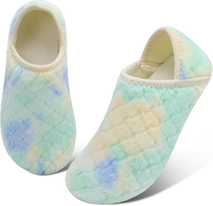 Scurtain Unisex Adults Rubber Sole Slippers