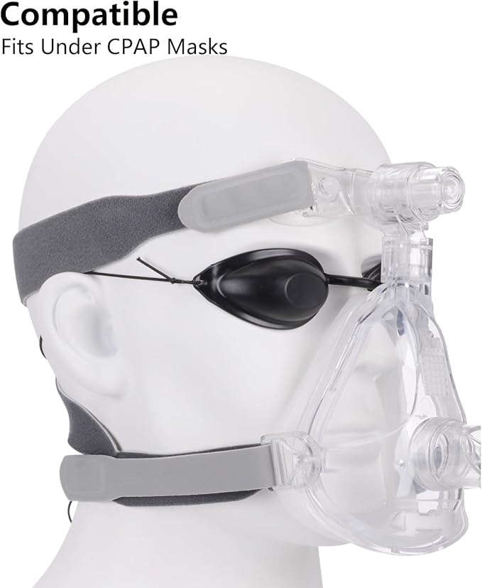 3D Hydrating Moisture Sleep Mask for Dry Eye Relief, Hydrating Dry Eye Relief Sleep Mask, CPAP Moisture Eye Mask for Sleeping, Best Sleep Eye Mask for Women and Men (Dark)