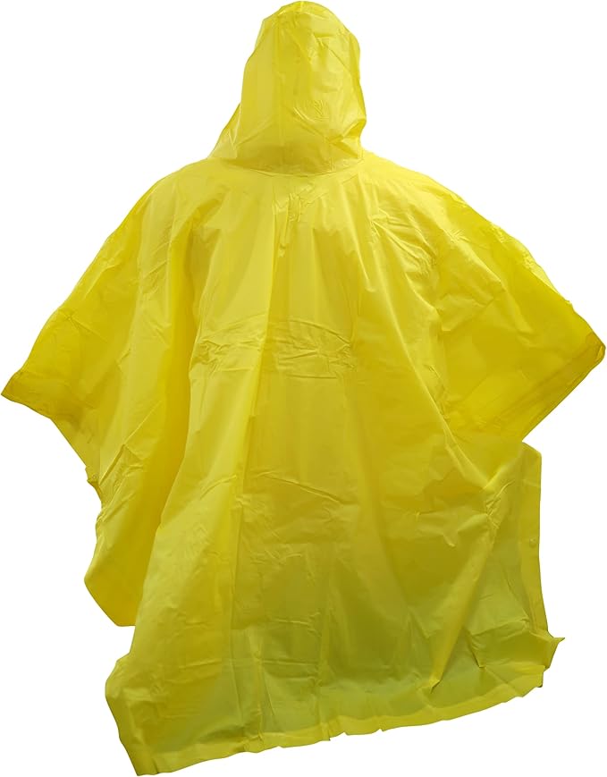 Iconikal Children's Rain Poncho, Yellow