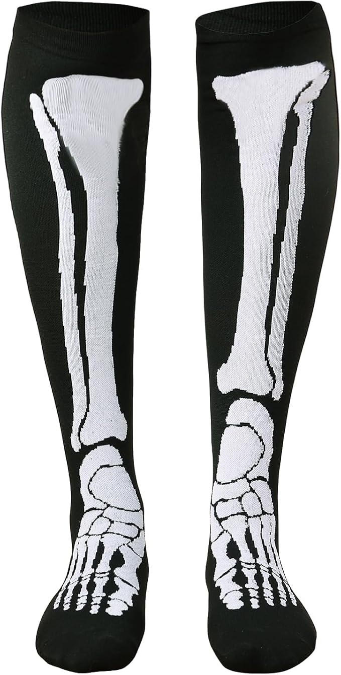 Junely Compression Socks for Women Knee High Socks for Running Nurses Pregnant Women Work Support Travel Flight Sports