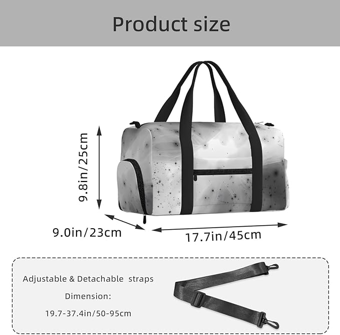 Create Your Own Custom Women'S Gym Duffle Bag With Shoes Compartment, Ideal For Travel, Gym, Sports, Duffel, Weekender