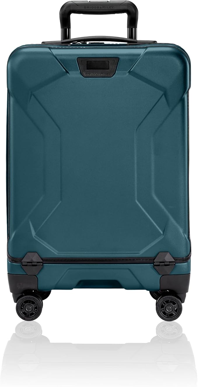 Briggs & Riley International 21" Carry On Spinner - Luggage for Travel, Suitcases with Wheels, Hardside Rolling Bag for Men & Women, Self-Repairing Zipper - Torq Collection, Ocean