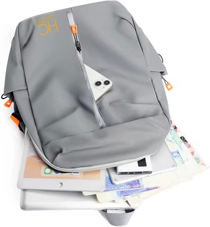HC Premium Anti-Theft Backpack in Grey