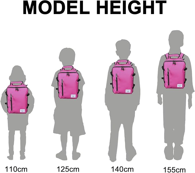 Kids Travel Backpack for Ages 3-6 | Lightweight Suitcase Style Carry-On | 10L Weekender with Tablet Sleeve & Chest Strap | Orchid