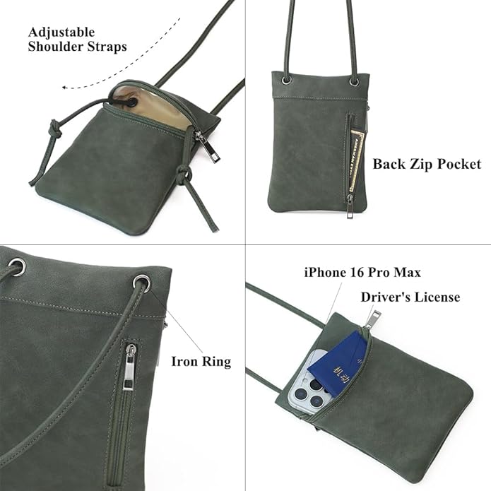 Small Crossbody Women Cell Phone Purse Wallet Bag With Shoulder Strap