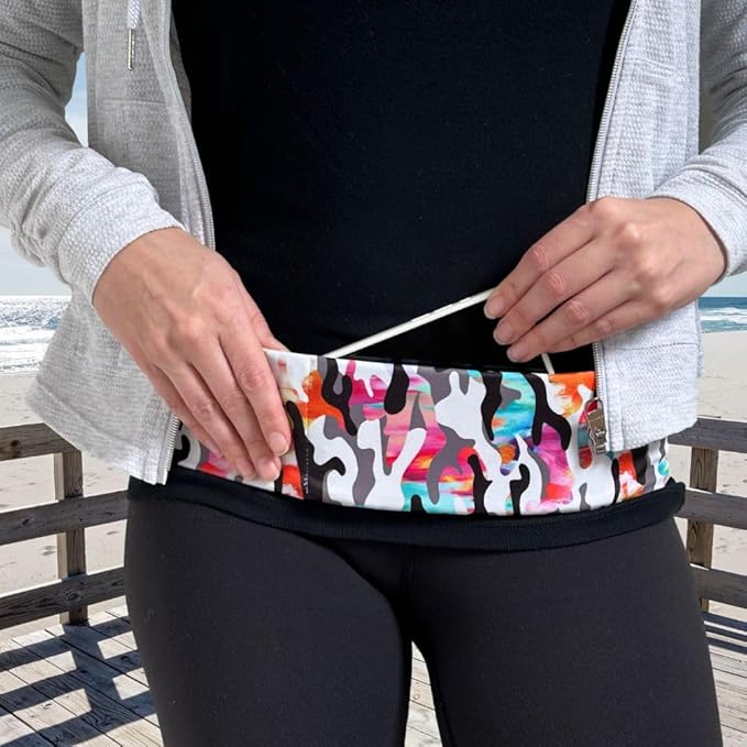 BANDI Plus Size Fanny Pack for Women – Travel-Ready Pocket Belt for Phone, Passport, Keys, Money, & Medical Devices, Adjustable Fit, Comfortable - Rio