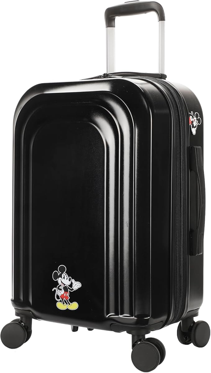 Bioworld Disney Mickey Mouse Peeking Mickey 20" 4-Wheel Roling Luggage