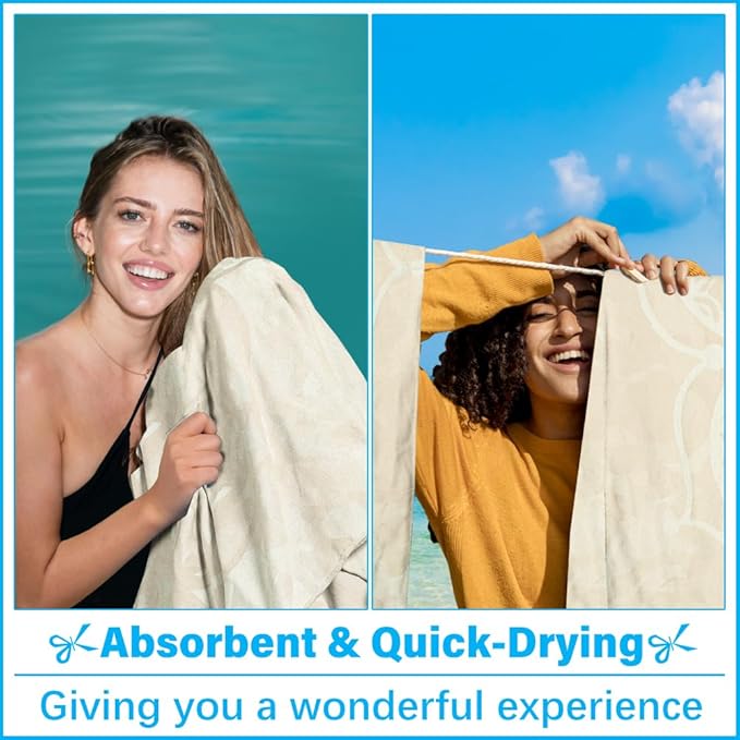 Oversized Turkish Beach Towel Blanket XXL Cotton Sandproof Towels Boho Woven Extra Large Big Sand Free Giant Throw Blankets Huge Quilt XL Picnic Camping Necessities Cloud for Adult Gifts