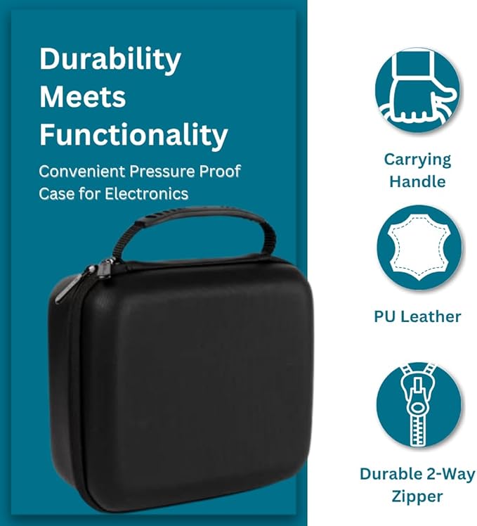 Protective Hard Case With Customizable Foam - Lightweight Hard Shell Case for Electronics, Cosmetic, Makeup & More - EVA Protection (11" x 9" x 5.5")
