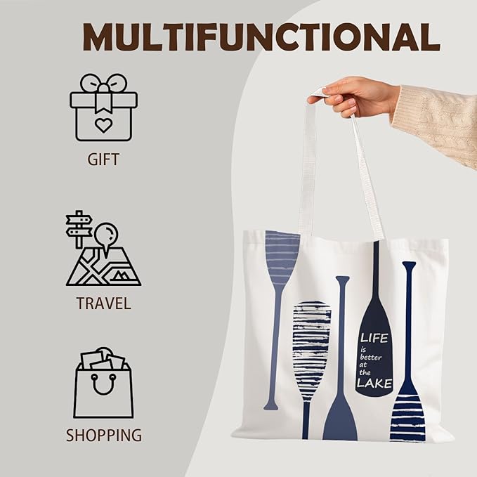 FBB Ocaen Beachy Ocean Sea Fish Reusable Grocery Shopping Bag