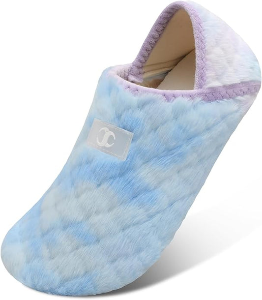 Scurtain Unisex Adults Rubber Sole Slippers