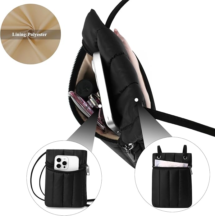 Small Crossbody Women Cell Phone Purse Wallet Bag With Shoulder Strap