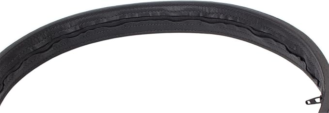 Hidden Money Pocket Travel Leather Belt (Size 52, Brown)