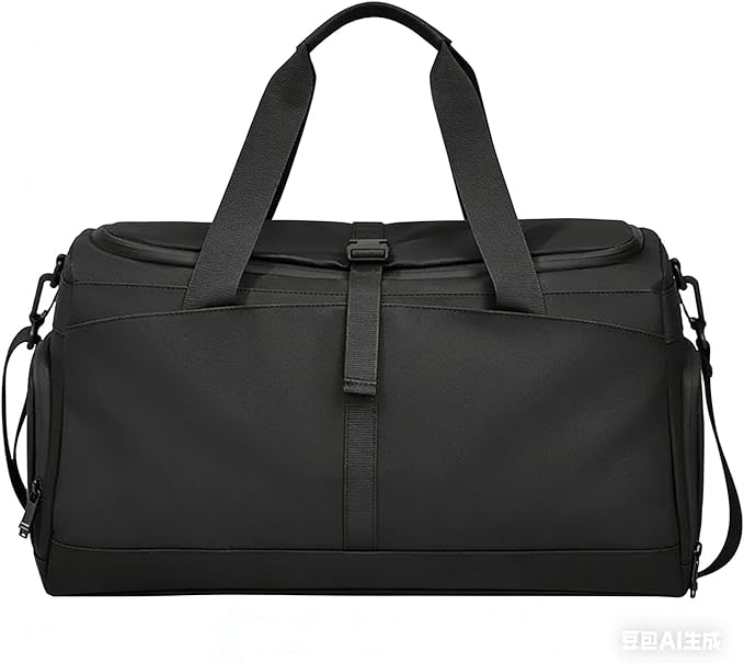 42L Gym Bag for women man, Duffle Bag for Travel, Personal Item Bag, Carry on Bag with Wet Pocket & Shoes Compartment, Water Resistant Weekender Bags with Luggage Handle Wrap