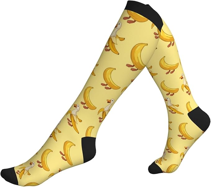 Compression Socks Knee High Circulation Support Socks For Women Men Athletic Running Work Hiking Cycling Travel