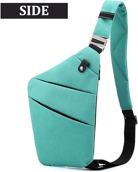 Crossbody Travel Bags for Women, Anti Theft Proof Safe Slim Sling Travel Purses, Personal Flex Shoulder Bag for Men Women
