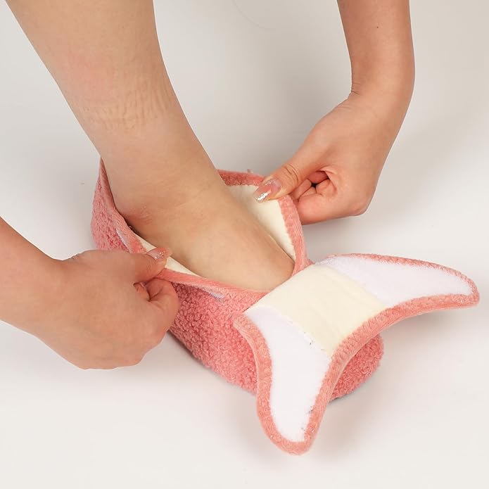 BARERUN Slippers for Women Men Wide House Diabetic Shoes for Women Men Warm Arthritis Edema Swollen Neuropathy Socks Slip on Adjustable Fuzzy Comfy Soft Womens Mens Bedroom Sliipers