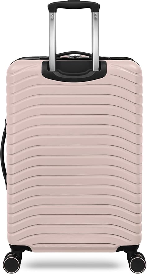 Everest Expandable Hardsided Spinner (Pink, 3 Piece Set (28", 24", 20"))