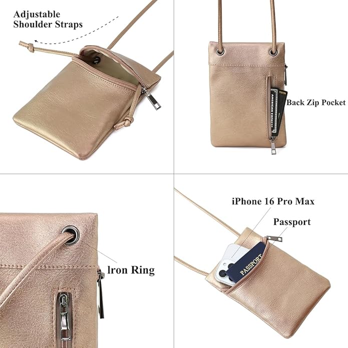 Small Crossbody Women Cell Phone Purse Wallet Bag With Shoulder Strap
