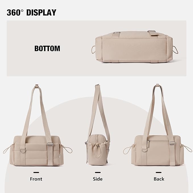 ROULENS Small Gym Bag for Women 2 Set Mini Gym Duffle Bag with Wet Compartment and Coin Wallet, Gym Tote Bag for Workout/Sport/Travel