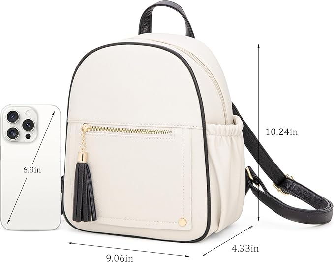 Montana West Mini Backpack Purse for Women Anti Theft Backpacks with Secured Zipper and Tassel