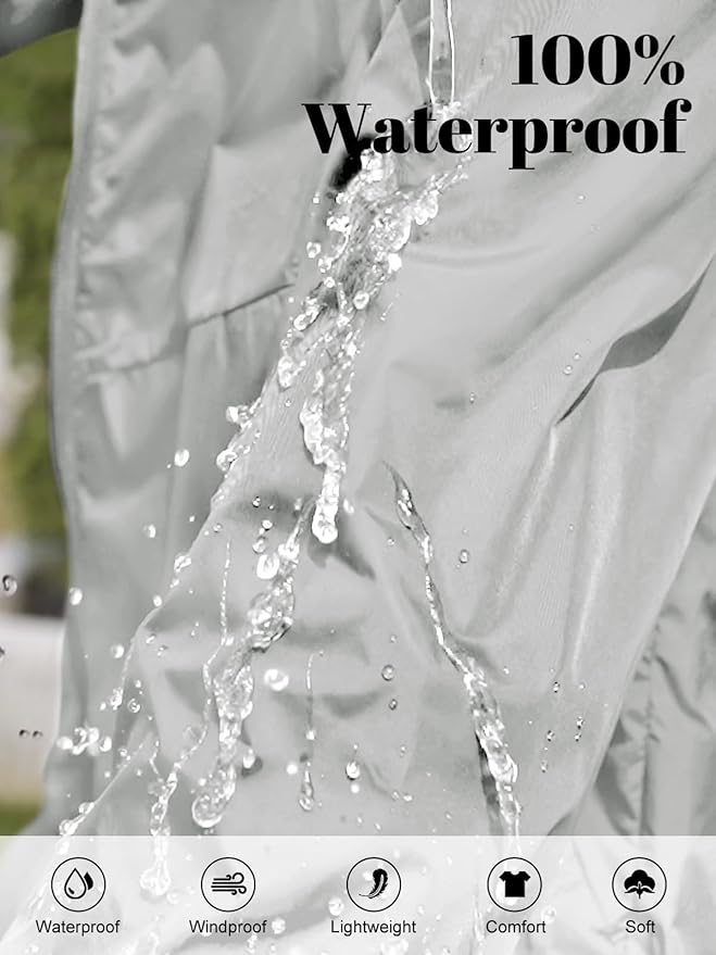 Packable Rain Jacket Women Waterproof Lightweight Jacket With Hood Womens Windbreaker Jacket S-XXL