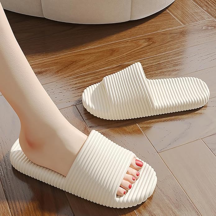 Shower Shoes for Women's Men's Home Slides Quick Drying Non-Slip Indoor Outdoor Slipper for Spa Gym Pool Beach Sandal