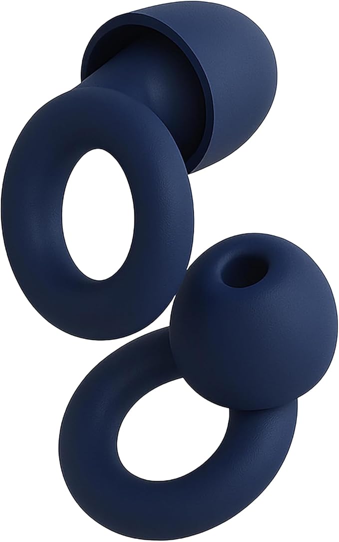 Earplugs for Concerts, Festivals, Musicians, Travel, Sleeping & Work Reusable High Fidelity Hearing Protection with Noise Reduction 17dB-21dB Comfortable