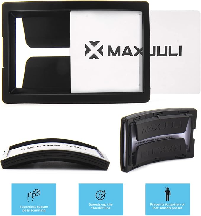 MAXJULI Ski Goggles Pass Holder 3013