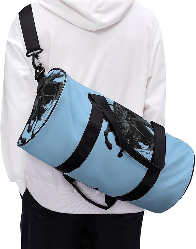 Rodeosreapers-Souls Gym Bag Travel Duffel Bag Lightweight Carry On Bags Weekender Bags for Women Men