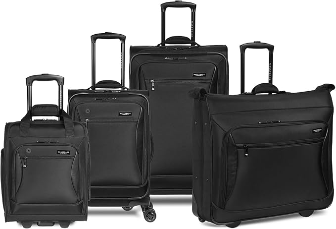 WallyBags Solutions 16” Underseat Bag with Padded Laptop and Electronics Pockets