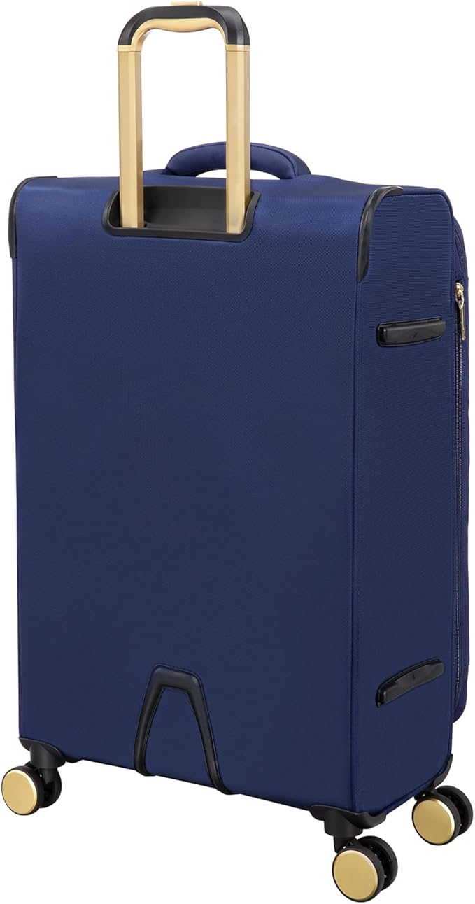 It Luggage Glimmering 32" Softside Checked 8 Wheel Expandable Spinner, Ocean Cavern