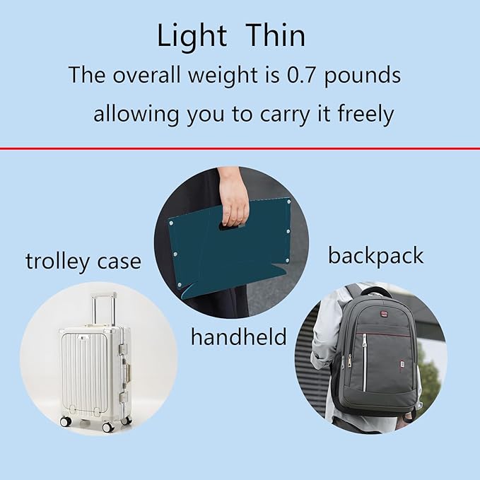 Travel Foot Rest for Airplane Long Flights,Portable Folding Under Desk Foot Stool,Relieves Back & Knee Pain,Comfortable for Long Flights,Cars,Trains,Ultralight Mini(Dark Red)