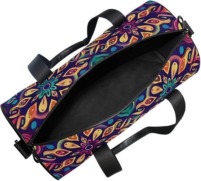 Mandala Docks Colorful Foldable Large Bag Business Trips Gym Bag
