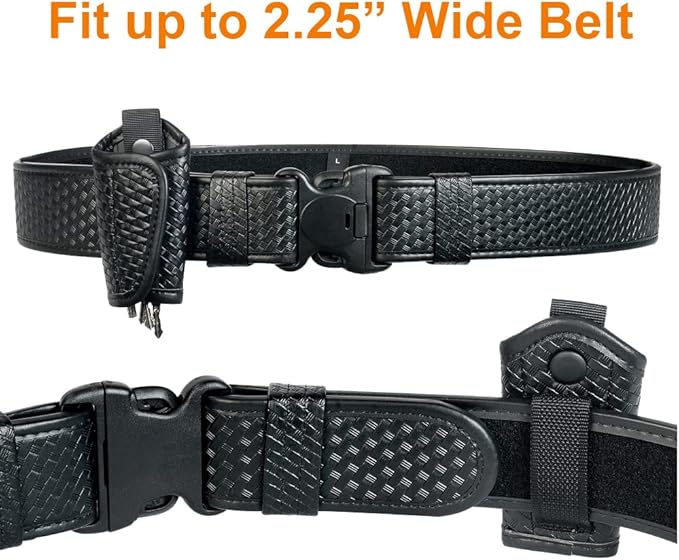 TAFTACFR Slient Key Holder for Duty Belt Durable Law Enforcement Police Tactical Silent Key Keeper Pouch