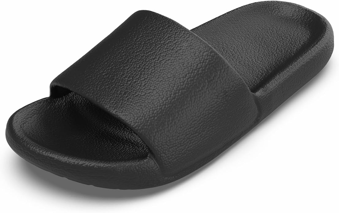 Shower Shoes for Women & Men - Non-Slip House Slippers - Cloud Comfort Slides - Quick-Dry, Arch Support - Perfect for Bathroom, Beach, Pool, Travel