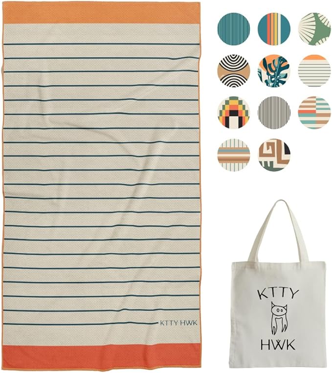 Sand-Free Beach Towel, Single Towel for Unisex Size 72x34in (Riviera)