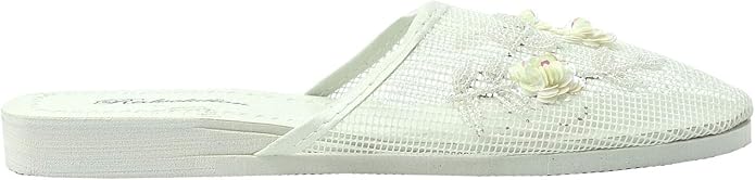 REDVOLUTION Women's Chinese Mesh Slipper Floral Flip Flop Sandals | 1313