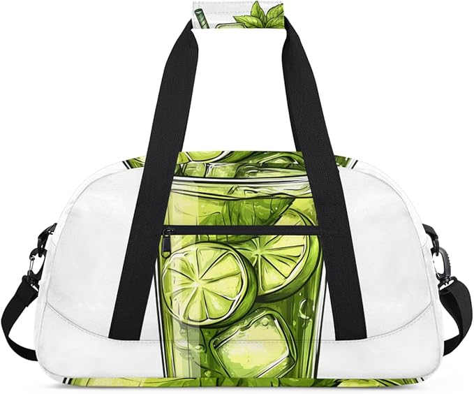 Food And Beverage (2) Kids-Duffel-Bags Gymnastics Dance Bag Carry-On Overnight Travel Gym Lightweight Dance Sports Bags For Girls Boys Kids，