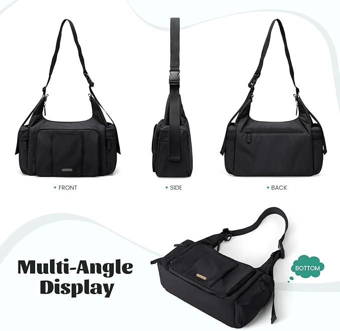 14L Puffer Diaper Bag Tote, Large Capacity Travel Diaper bags, Crossbody Hospital Bag for mom