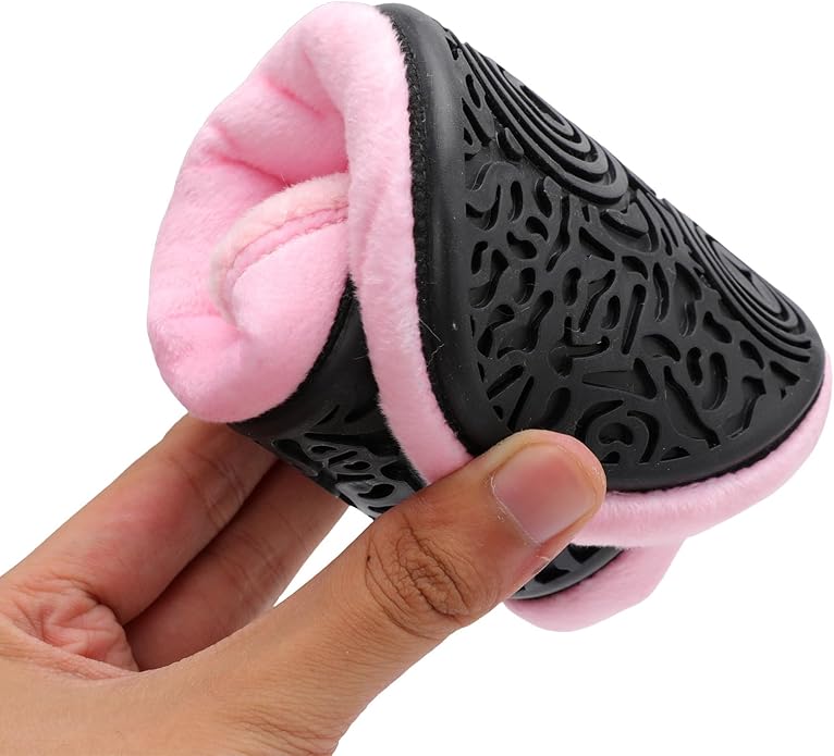 Scurtain Unisex Adults Rubber Sole Slippers