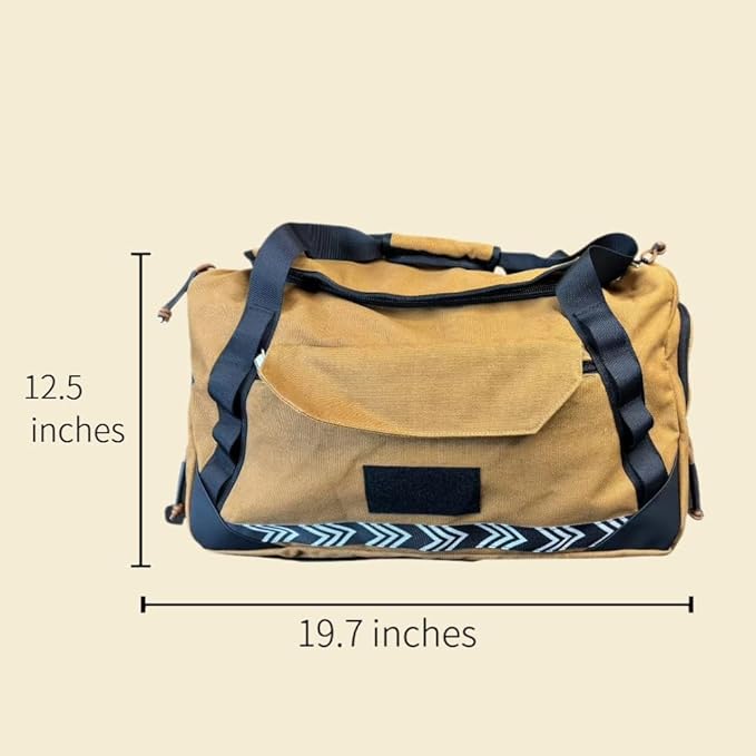 Roaring Fire 3 in 1 Commuter Duffle Bag, 40L Large Capacity, Waterproof Weekender Travel Bag, Can be Worn As a Backpack, Crossbody Bag, or Handle Bag,Suitable for Men & Women Commuting, the Gym