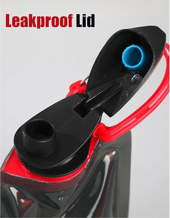 Collapsible Water Bottles for Travel – 24oz Foldable Water Bottle with Leakproof Lid, Food-Grade Silicone Portable Reusable BPA-Free Water Bottle for Hiking,Sports,Camping,Biking (3)