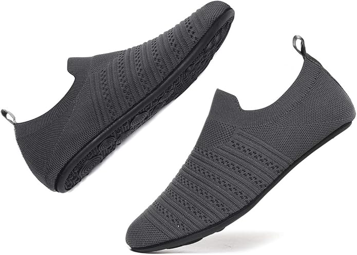 SLEVEL Lightweight Non Slip Travel Indoor Grip House Slipper Socks Unisex Adult Around The House Floor Home Shoes for Women Men