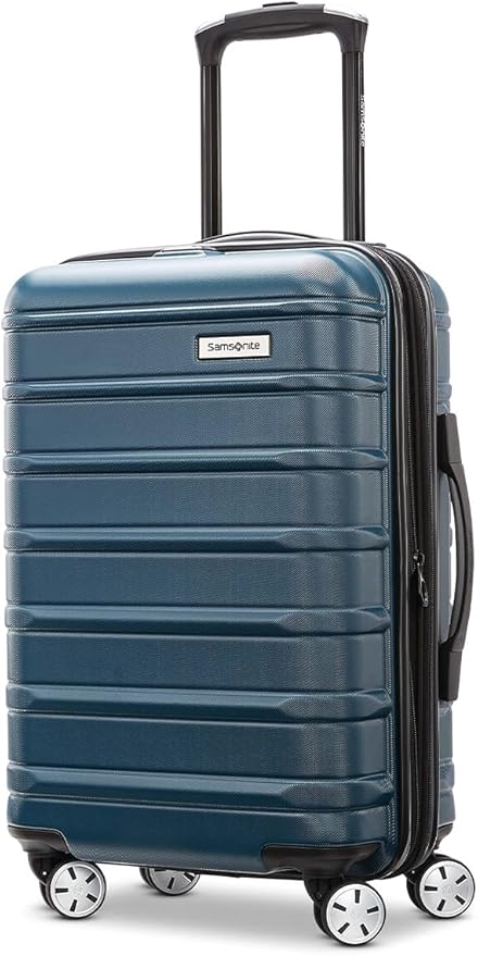 Samsonite Omni 2 Hardside Expandable Luggage with Spinner Wheels, 2-Piece Set (19/28), Nova Teal